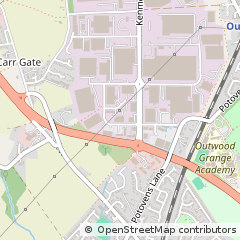 Map of Wakefield, West Yorkshire