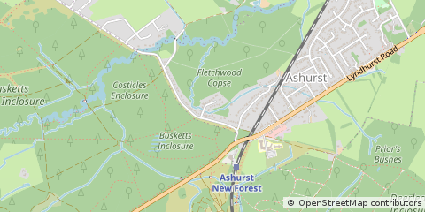 Map of Southampton, Hampshire