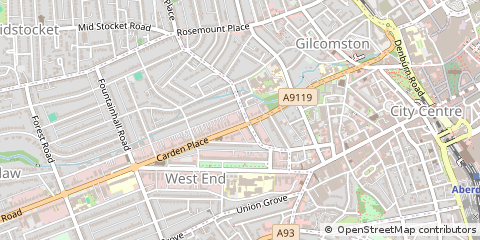 Map of Aberdeen