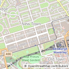 Map of Edinburgh, City of Edinburgh