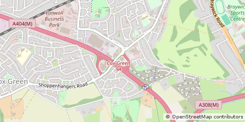 Map of Maidenhead, Berkshire
