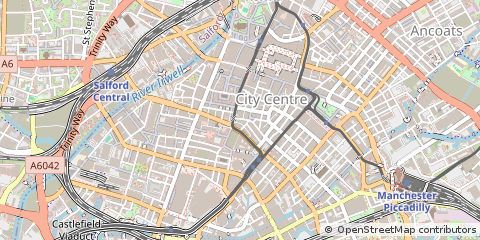 Map of Manchester