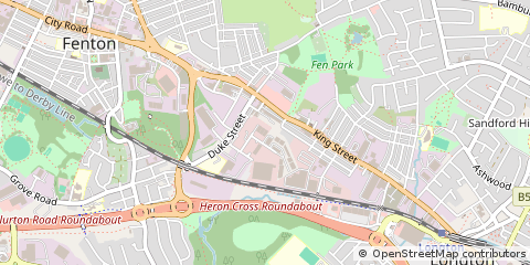 Map of Stoke-on-Trent