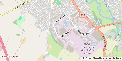 Map of Stone, Staffordshire