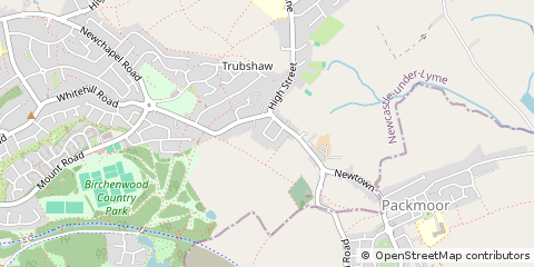 Map of Stoke-on-Trent
