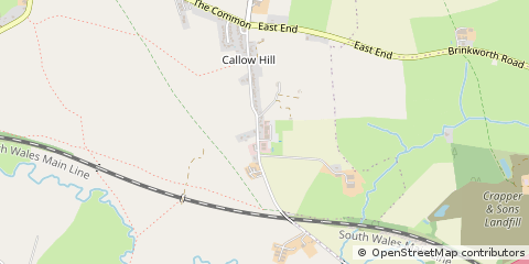 Map of Chippenham, Wiltshire