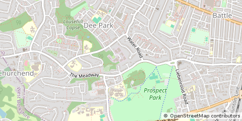 Map of Reading, Berkshire