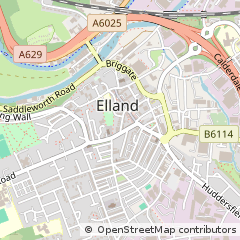 Map of Elland