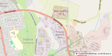 Map of Stafford
