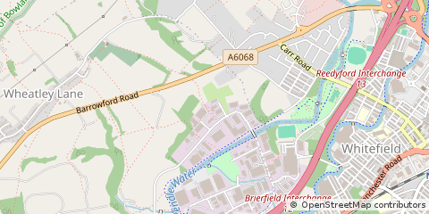 Map of Nelson, Lancashire