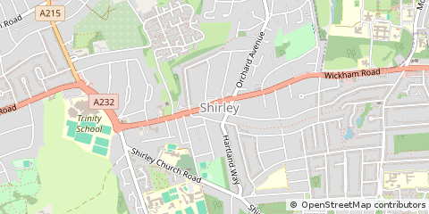 Map of Croydon