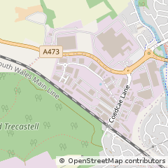 Map of Pontyclun, Rhondda Cynon TAF