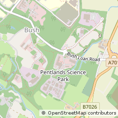 Map of Penicuik