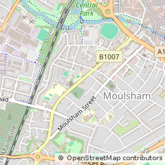 Map of Chelmsford, Essex