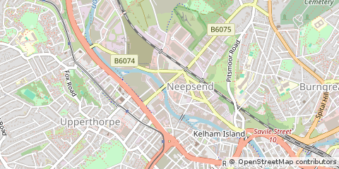 Map of Sheffield