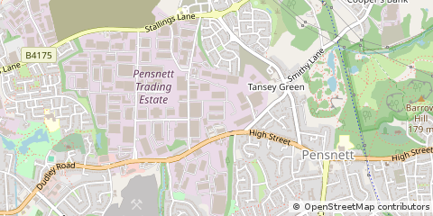 Map of Kingswinford, West Midlands