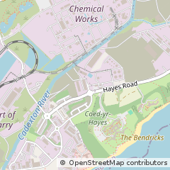 Map of Penarth, Vale of Glamorgan