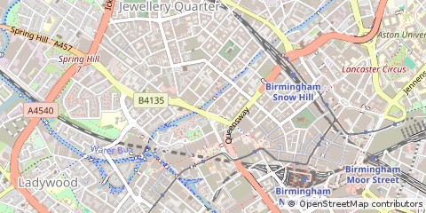 Map of Birmingham