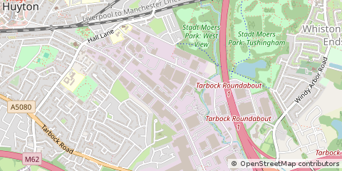 Map of Liverpool, Merseyside