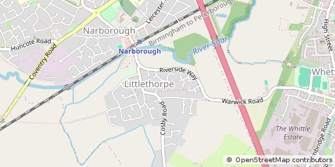 Map of Leicester