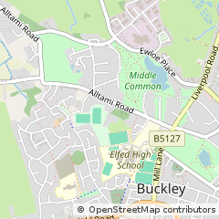 Map of Buckley, Flintshire