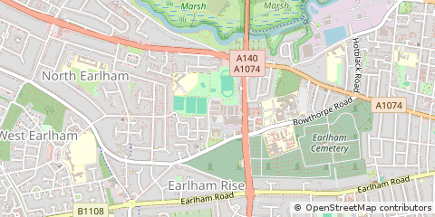 Map of Norwich, Norfolk