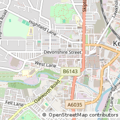 Map of West Yorkshire