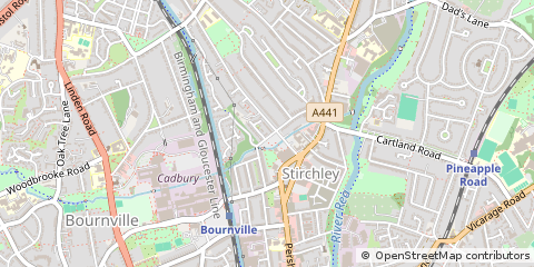 Map of Birmingham