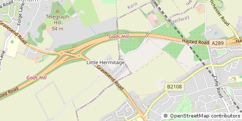Map of Higham, Kent
