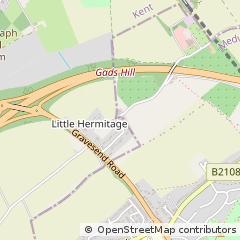 Map of Higham, Kent