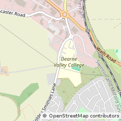 Map of Rotherham, South Yorkshire