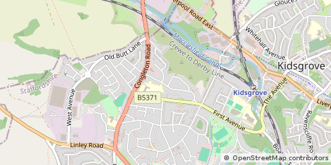 Map of Stoke-on-Trent