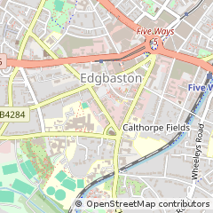 Map of Birmingham