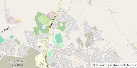 Map of Omagh, CO. Tyrone