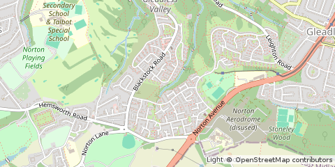 Map of Sheffield