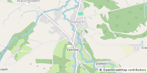 Map of Llandysul