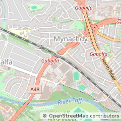 Map of Cardiff