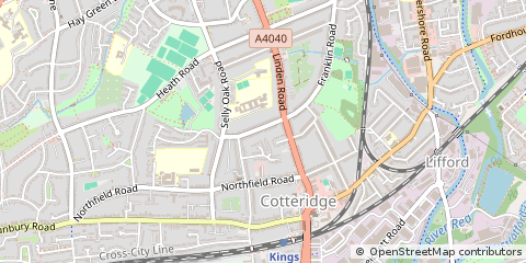 Map of Birmingham