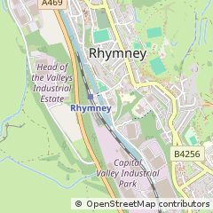 Map of Tredegar
