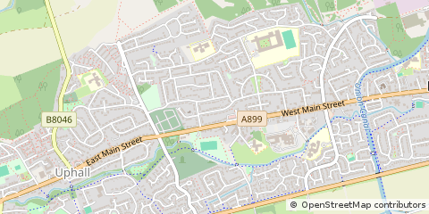 Map of Broxburn