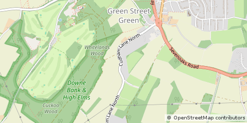 Map of Orpington, Kent