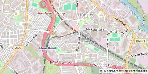 Map of Leeds