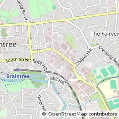 Map of Braintree, Essex