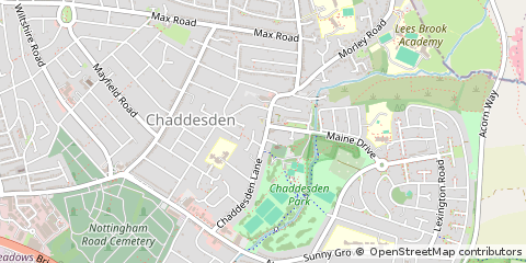 Map of Derby