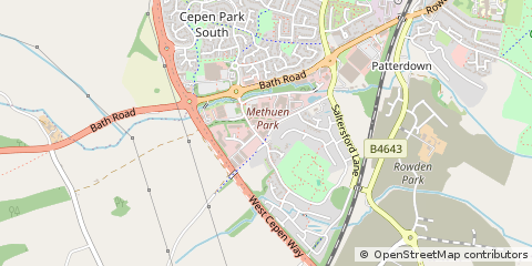 Map of Chippenham, Gloucestershire