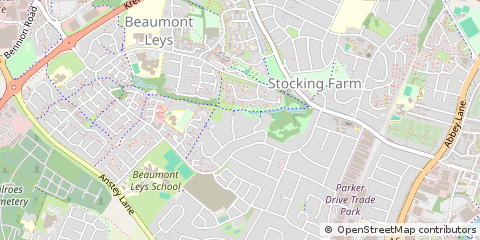 Map of Leicester
