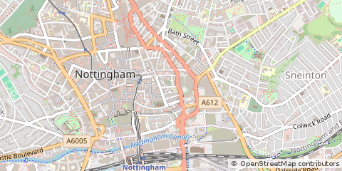 Map of Nottingham