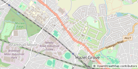 Map of Stockport