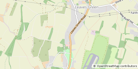 Map of Keston