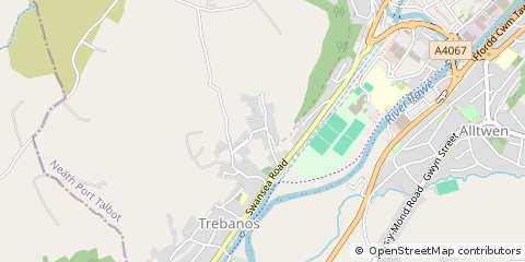 Map of Swansea